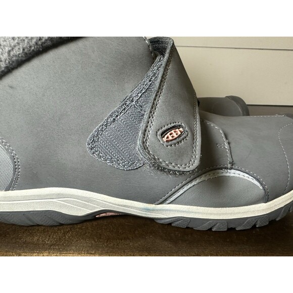 Keen Kootenay III Mid Waterproof Gray‎ Pink Boots Big Kids SIZE 7 EU 39 - Picture 8 of 13
